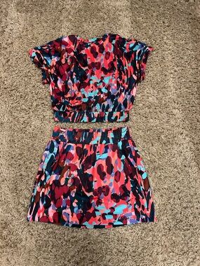 Tek Gear Two-Piece Top & Skirt Set